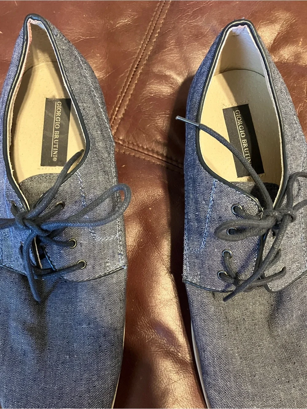Giorgio Brutini Men’s 12W Gray lace up casual shoes